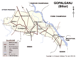 Map of Gopalganj